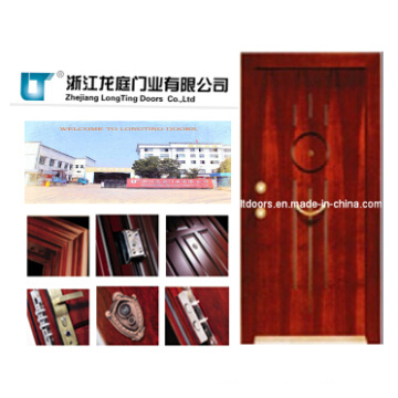 Turkish Style Steel Wooden Armored Door Made in China